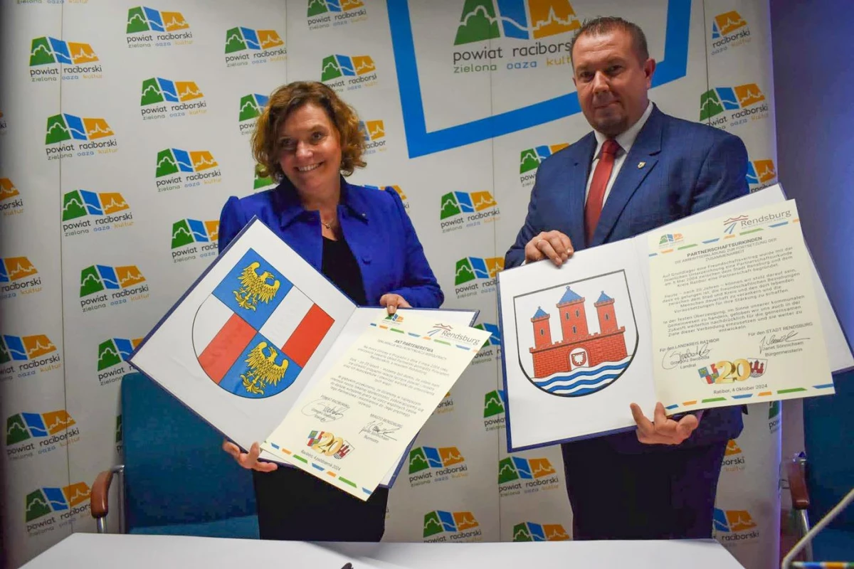 20 let partnerství mezi okresem Ratiboř a městem Rendsburg