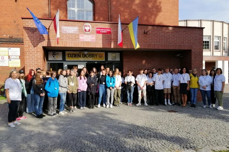 Polsko-czeskie spotkanie w "Otwartym ogrodzie" raciborskiego I LO — 1