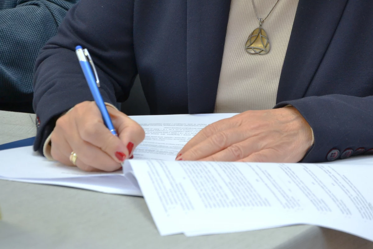 Podpisanie umowy partnerskiej w wodzisławskim Ekonomiku — 8