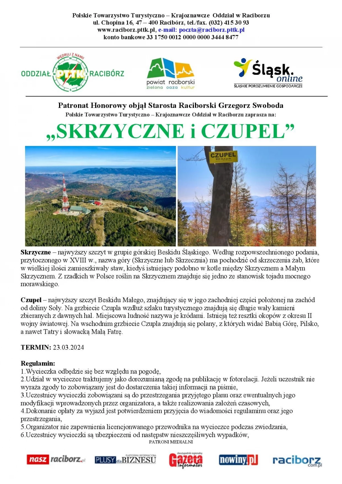 Skrzyczne i Czupel z PTTK Racibórz — 1