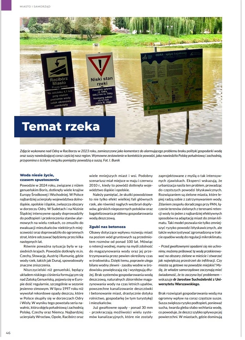 Temat rzeka - powódź po suszy... poważna jest woda — 1
