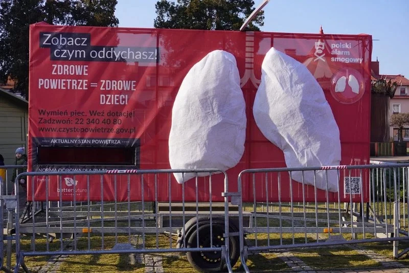 Zobacz, czym oddychasz. Mobilne płuca stanęły na żorskim rynku — 7