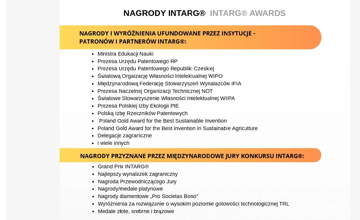 Gala wręczenie nagród - Międzynarodowe Targi Wynalazków i Innowacji INTARG Katowice  — 130