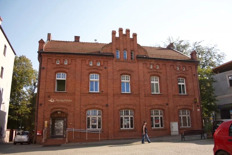 Neogotycki budynek poczty w Wodzisławiu Śląskim