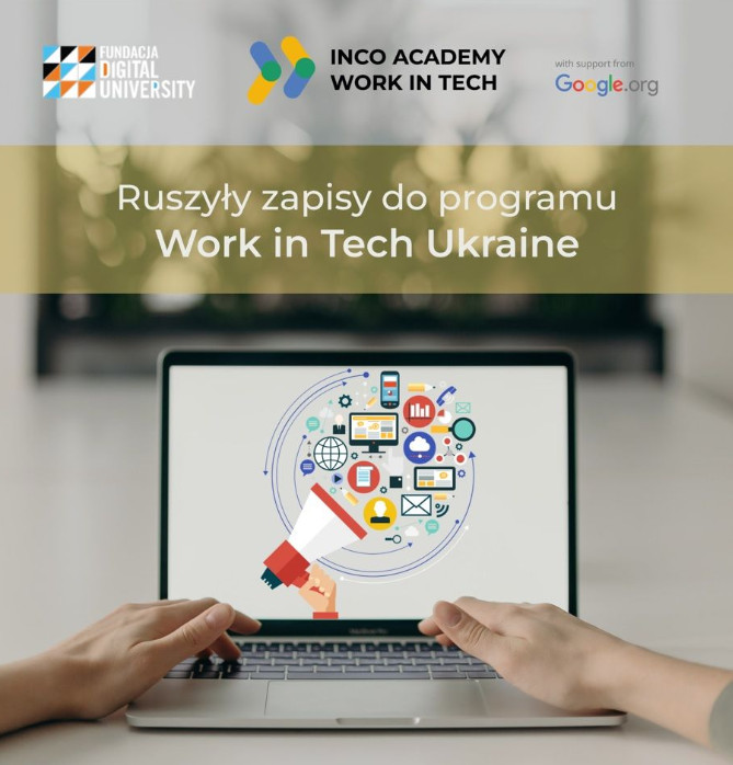 Work in Tech Ukraine – nowy bezpłatny program dla uchodźców z Ukrainy rozwijający kwalifikacje w obszarze IT