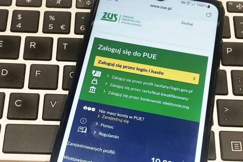 Płatnik składek otrzyma e-ZLA na swój profil PUE ZUS