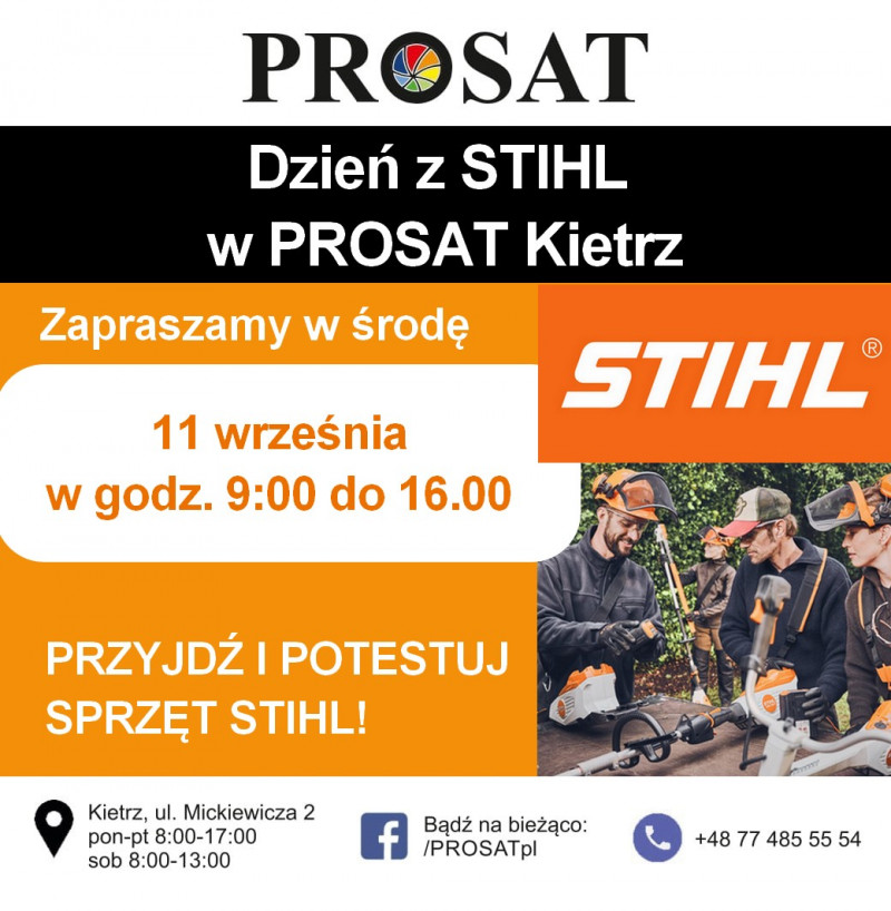 11.09.2024r. - Dzień z STIHL w PROSAT Kietrz