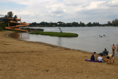 Kąpielisko nad Jeziorem Srebrnym w Januszkowicach