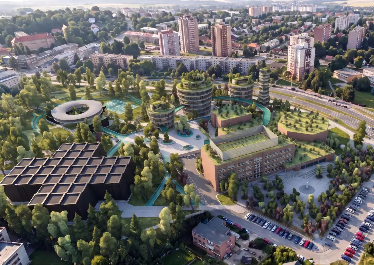 Nowe życie Placu Uniwersyteckiego w Karwinie. Będzie więcej zieleni i miejsc wypoczynku — 1
